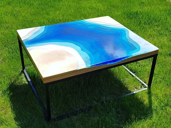 环氧树脂桌子DIY假水胶